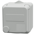 MENNEKES Cepex Vægmonteret stikkontakt, lysegrå 4805