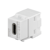 MENNEKES  Keystone-modul USB 3.1, TYPE C, ren hvid 41579