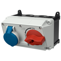 MENNEKES  Vægmonteret stikkontakt DUO 7612