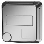 MENNEKES Cepex Panelmonteret stikkontakt SCHUKO®, hvid aluminium 4584