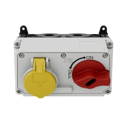 MENNEKES Vægmonteret stikkontakt DUO 7602 images3d