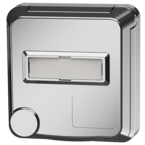 MENNEKES Cepex Panelmonteret stikkontakt, hvid aluminium 4845ME