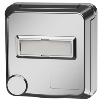 MENNEKES  Cepex Panelmonteret stikkontakt, hvid aluminium 4845ME