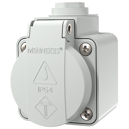 MENNEKES Vægmonteret stikkontakt SCHUKO® 10081