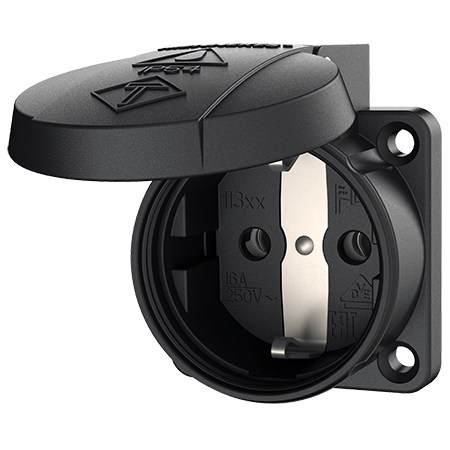 MENNEKES Panelmonteret stikkontakt SCHUKO® 11322