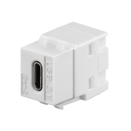 MENNEKES Keystone-modul USB 3.1, TYPE C, ren hvid 41579