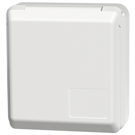 MENNEKES Cepex Panelmonteret stikkontakt, ren hvid 4263