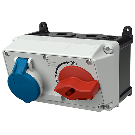 MENNEKES Vægmonteret stikkontakt DUO 7613